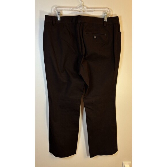 LAUREN RALPH LAUREN Adelle Pants Women 14 Brown Straight Leg Chino Office Work - Picture 3 of 12